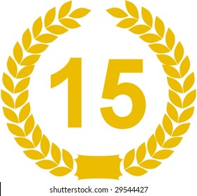 laurel wreath 15 years