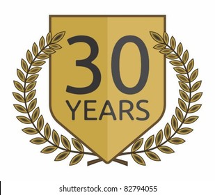 laurel wreath 30 years