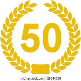 laurel wreath 50 years