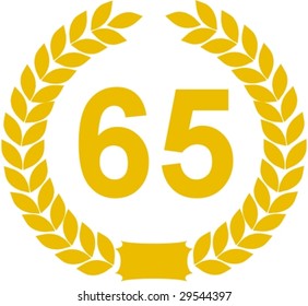 laurel wreath 65 years