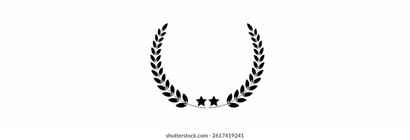 laurel, wreath, award, leaf, gold, vector, winner, symbol, illustration vector EPS10