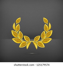 Laurel wreath, award vector