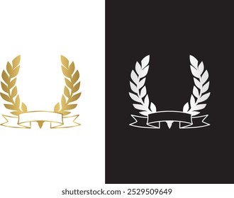 Laurel, laurel wreath, awards and recognition, laurel icon 02