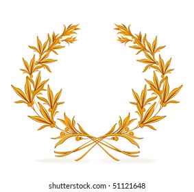 Laurel Wreath Bronze, vector