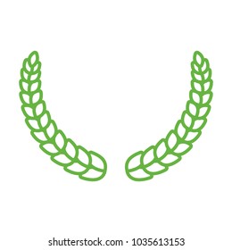 Laurel wreath design