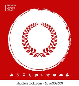 Laurel wreath - design symbol