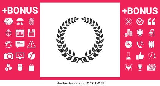 Laurel wreath - design symbol
