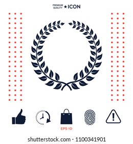 Laurel wreath - design symbol