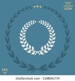 Laurel wreath - design symbol