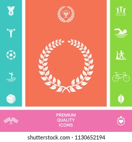 Laurel wreath - design symbol