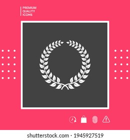 Laurel wreath - design symbol