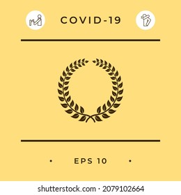 Laurel wreath - design symbol