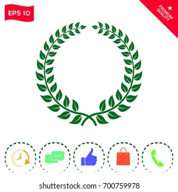 Laurel wreath - design symbol