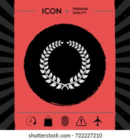 Laurel wreath - design symbol