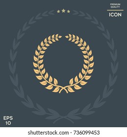 Laurel wreath - design symbol
