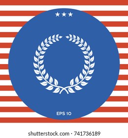 Laurel wreath - design symbol