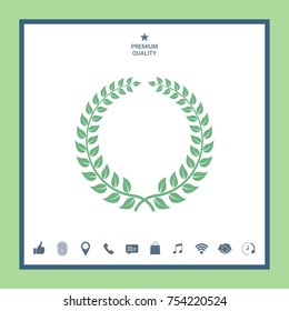Laurel wreath - design symbol