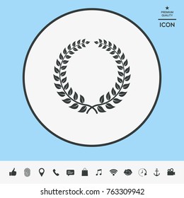 Laurel wreath - design symbol