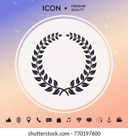 Laurel wreath - design symbol