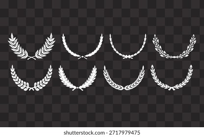Juego de Vector divisor de corona de laurel
