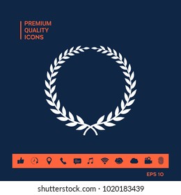 Laurel wreath - elegant symbol