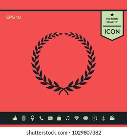 Laurel wreath - elegant symbol