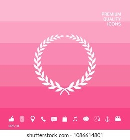 Laurel wreath - elegant symbol