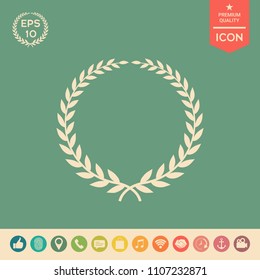 Laurel wreath - elegant symbol