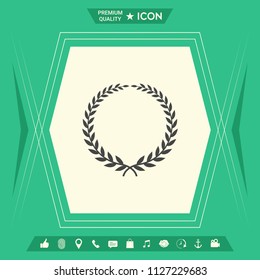Laurel wreath - elegant symbol