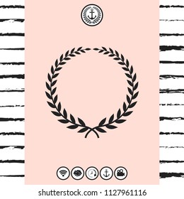 Laurel wreath - elegant symbol