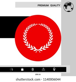 Laurel wreath - elegant symbol