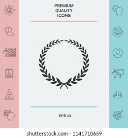 Laurel wreath - elegant symbol