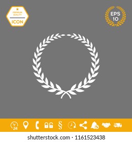 Laurel wreath - elegant symbol