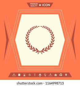Laurel wreath - elegant symbol