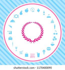 Laurel wreath - elegant symbol