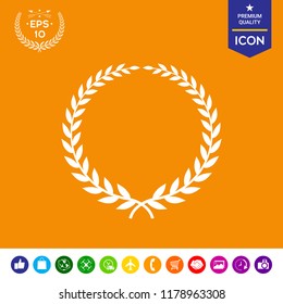 Laurel wreath - elegant symbol