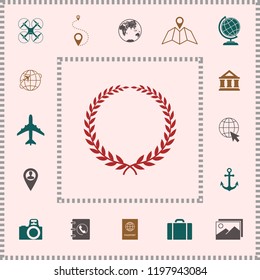 Laurel wreath - elegant symbol