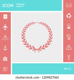 Laurel wreath - elegant symbol