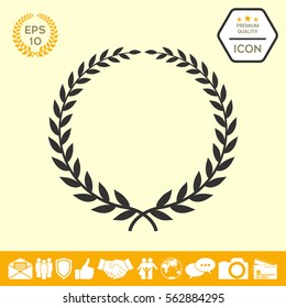 Laurel wreath - elegant symbol