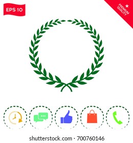 Laurel wreath - elegant symbol