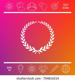 Laurel wreath - elegant symbol
