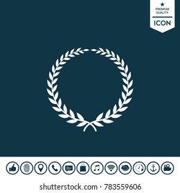 Laurel wreath - elegant symbol