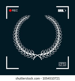 Laurel wreath - elegant symbol for yor design