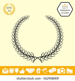 Laurel wreath - elegant symbol for your design