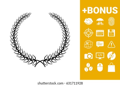 Laurel wreath - elegant symbol for your design