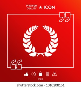 Laurel wreath, element for yor design