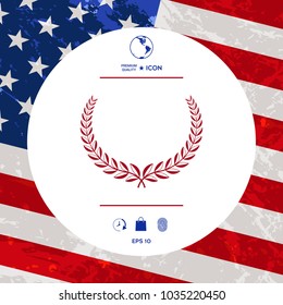 Laurel wreath. Element for yor design