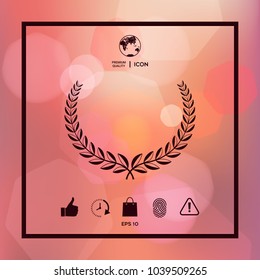 Laurel wreath. Element for yor design