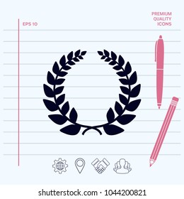 Laurel wreath, element for yor design