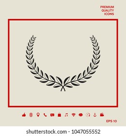 Laurel wreath. Element for yor design